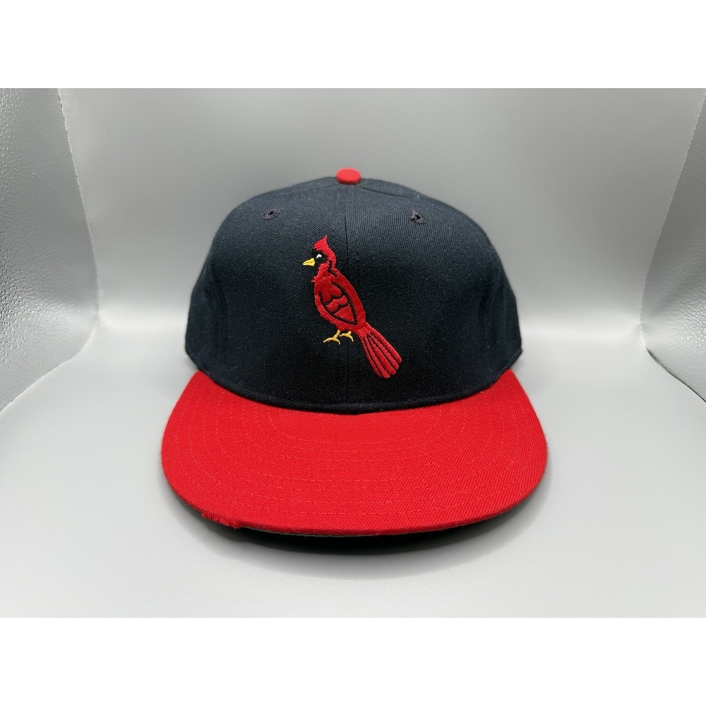 Vintage St. Louis Cardinals New Era 7 3/8 Fitted Hat Made USA Green Underbrim